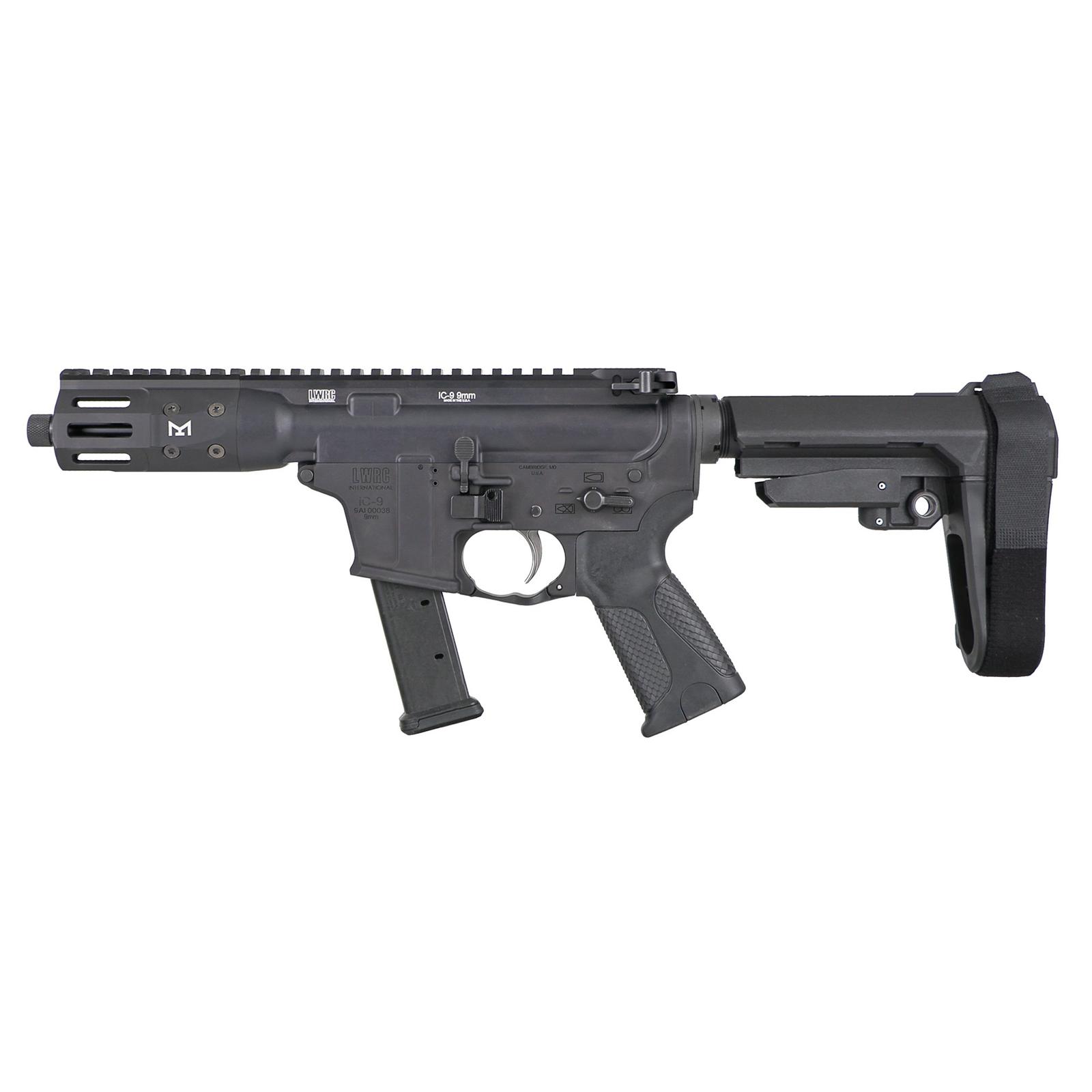 LWRC IC9 PSTL 9MM 5.6" 30RD BLK BRC