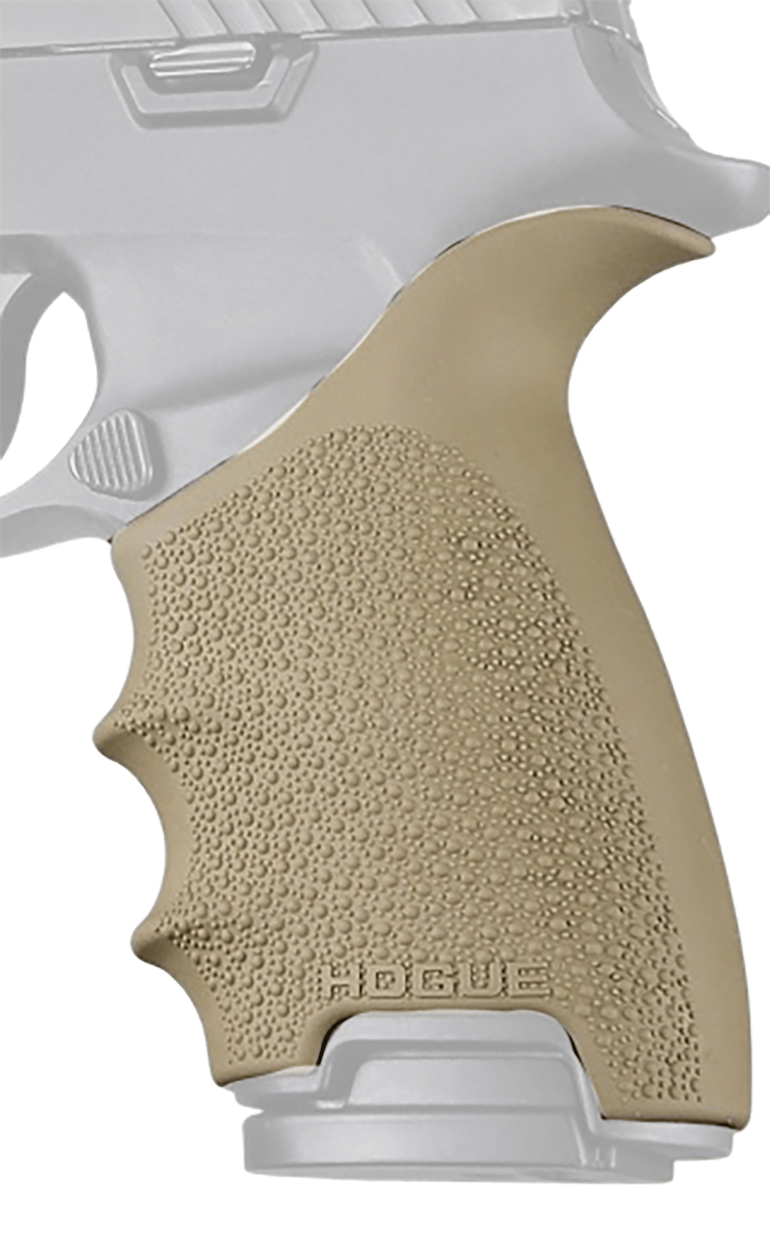 Hogue 17603 Grip Sleeve Handall Beavertail Flat Dark Earth Rubber Fits Sig Sauer P320 Full Size
