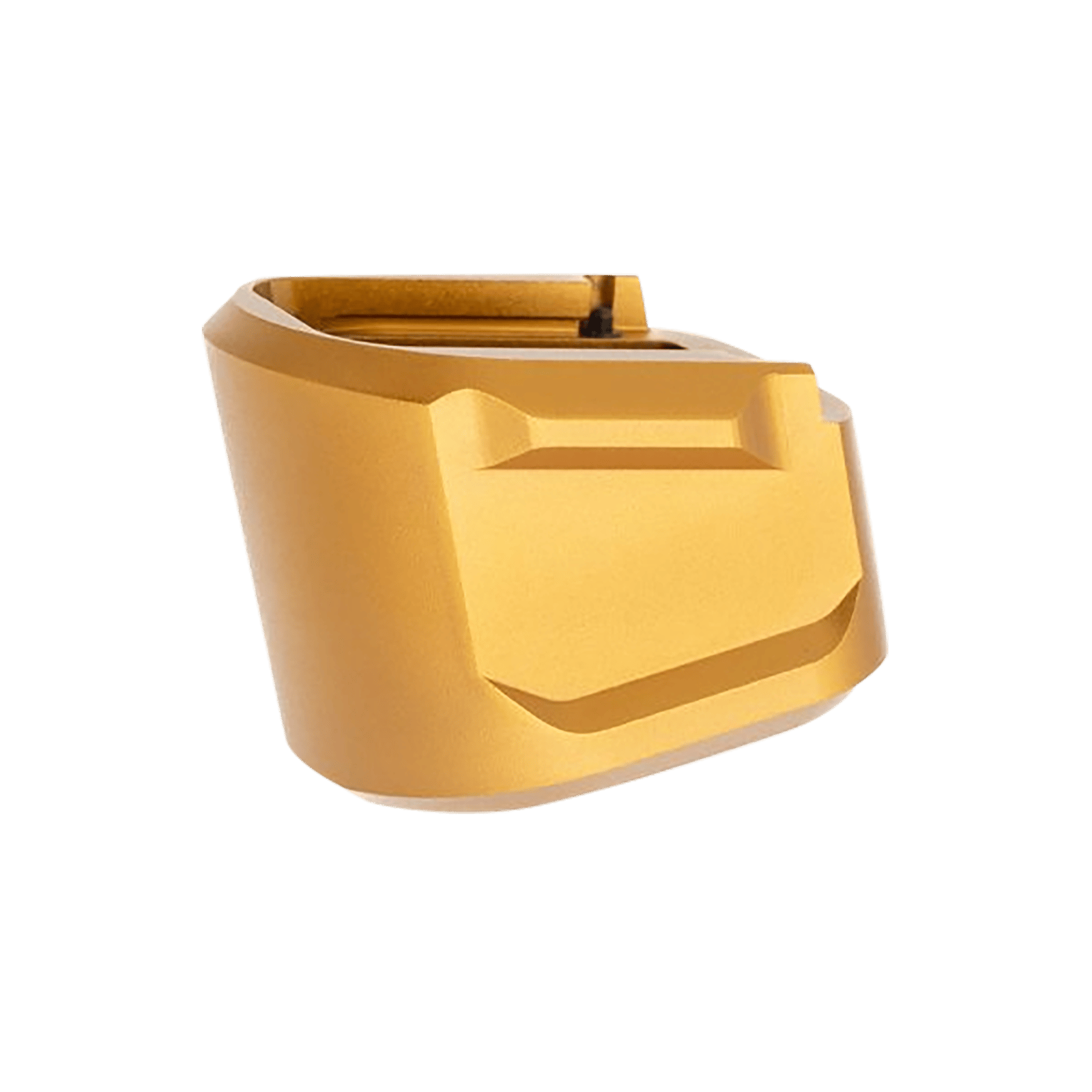 Tyrant CNC TDECHEMAGEX17GOLD  Magazine Extension 9mm Fits Springfield Echelon 5rd Gold Aluminum