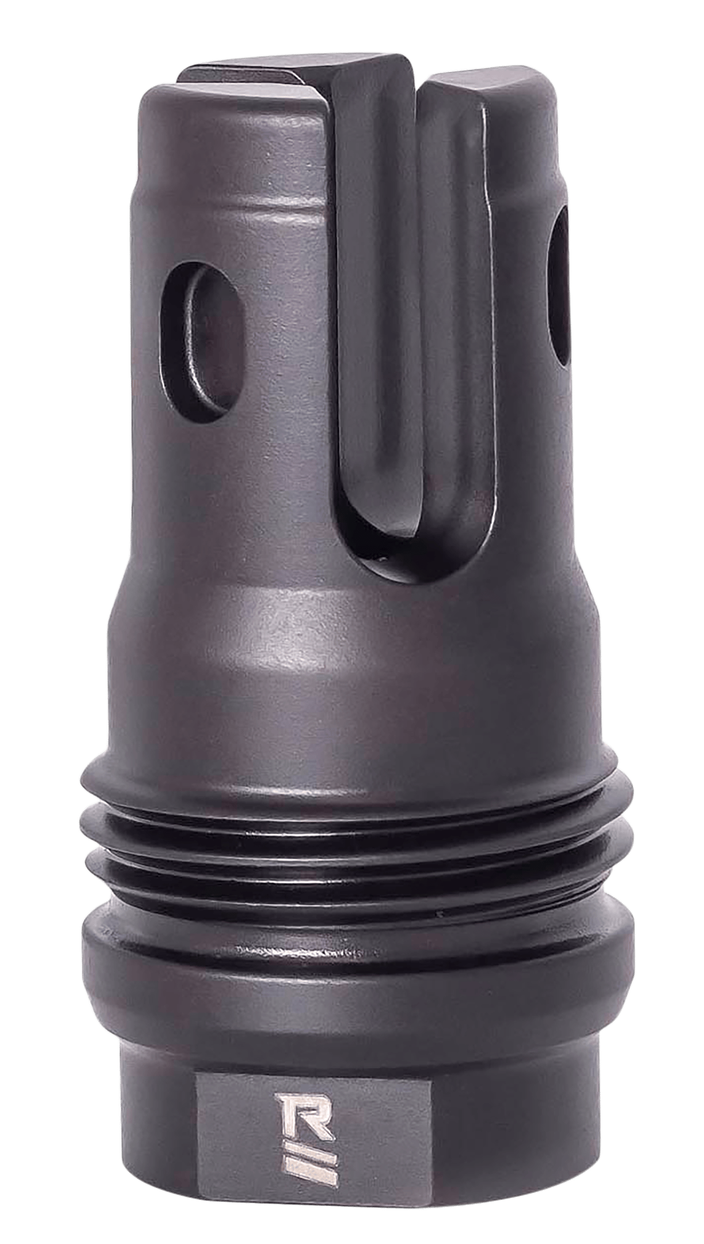 Rugged Suppressor FH008 R3 Flash Mitigation  Black with M15x1 Threads & 2.13" OAL for 7.62mm Radiant762, Surge762, Razor762 & Micro30 Suppressors