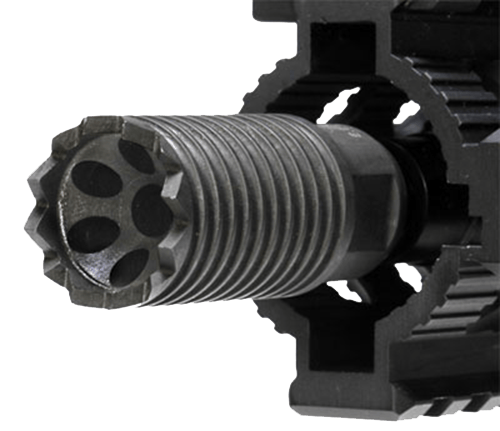 Troy Ind SBRACLM06BT00 Claymore Muzzle Brake Black Steel with 5/8"-24 tpi Threads & 2.25" OAL for 308 Win AR-Platform
