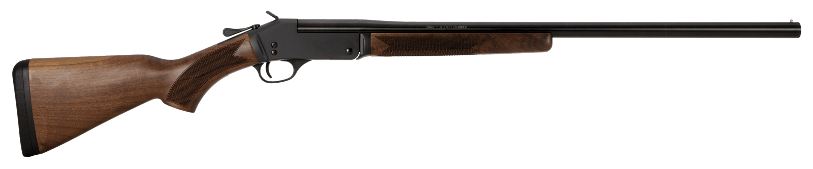 Henry H015Y20 Single Shot  Youth 20 Gauge 3" 1rd 26" Blued Steel Barrel, Black Steel Receiver, American Walnut Stock, Right Hand