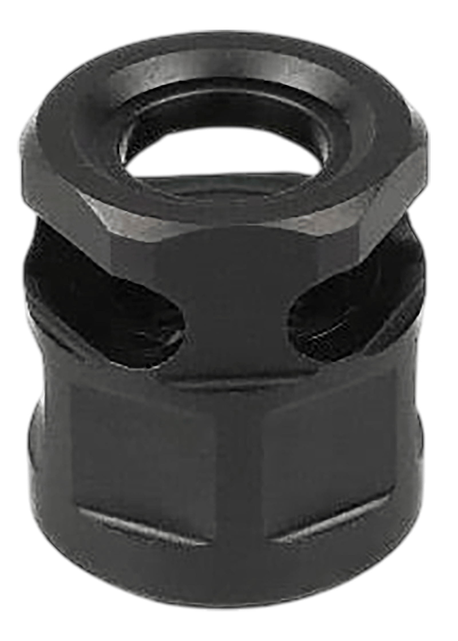 Armaspec ARM4521-BLK Micro Compensator Pawn Black QPQ Nitride Stainless Steel 1/2"x28 Threads