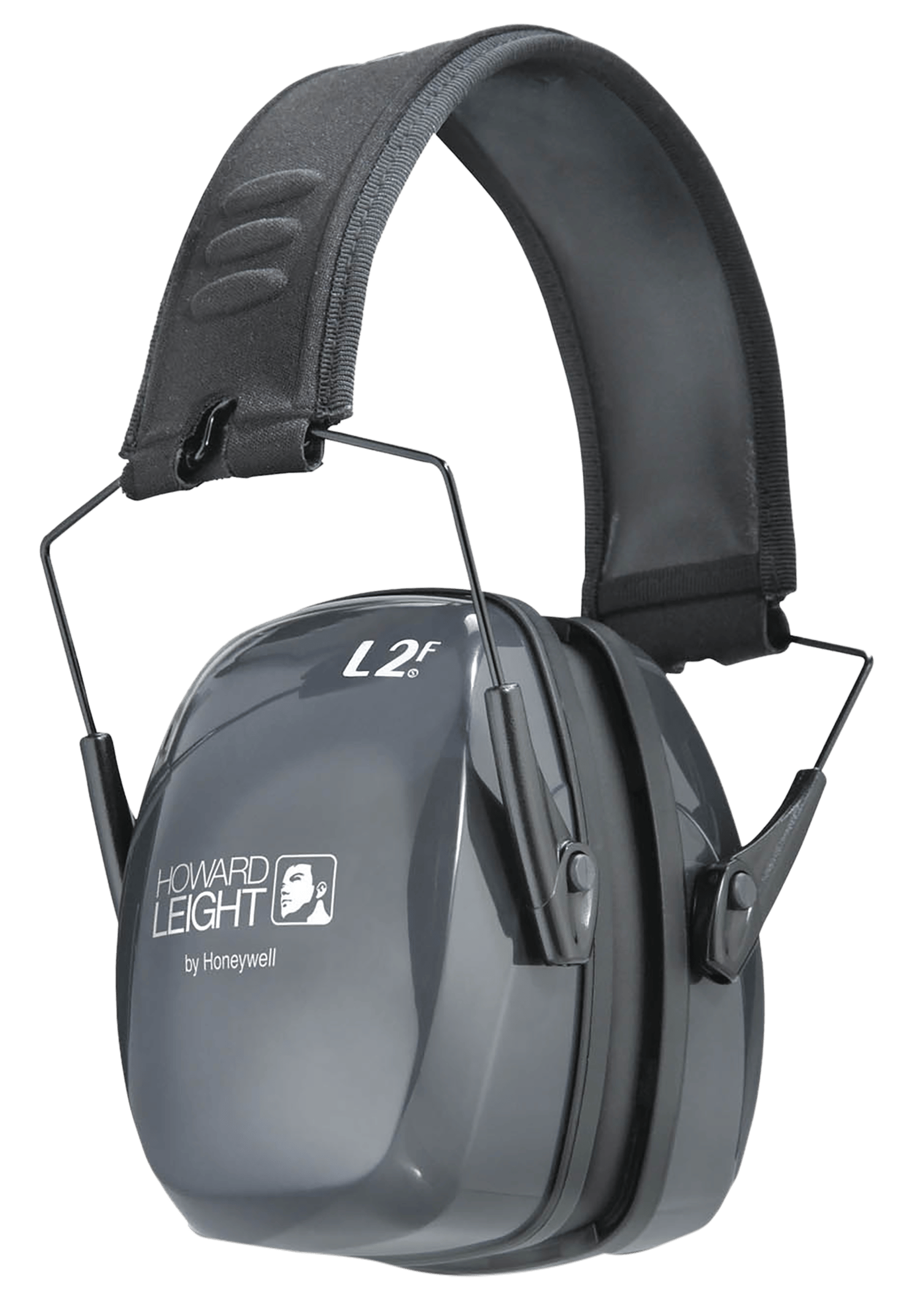 Howard Leight R01525 Leightning L2F Slim Passive Muff 27 dB Over the Head Gray/Black Adult