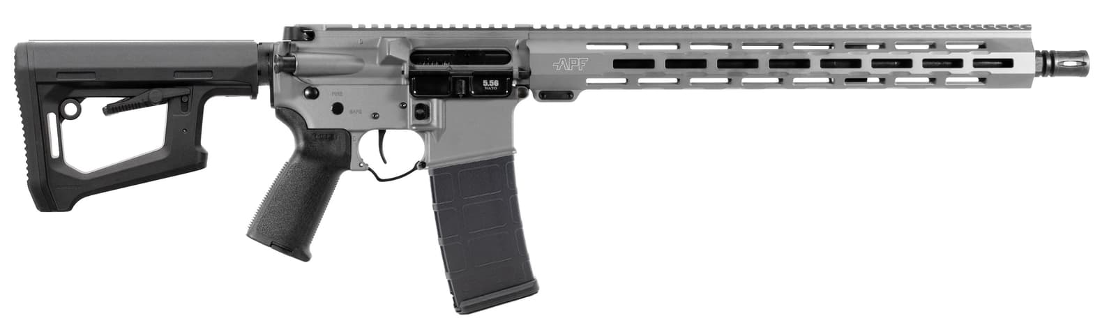 APF 5.56 NATO FURY 16 BULL SHARK GRY MLOK