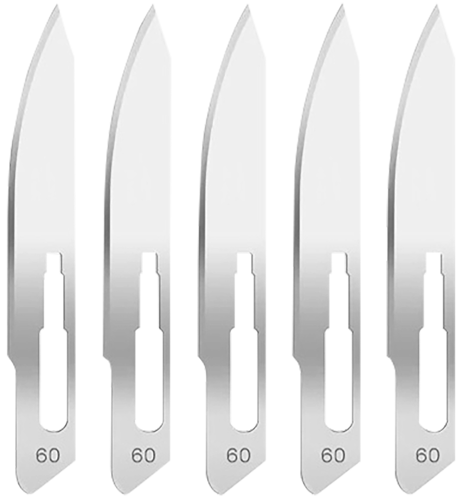 Hogue 35886 Expel Replacement Blades High Carbon Steel Blade #60 5 Blades