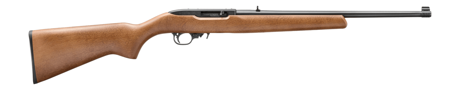 Ruger 32009 10/22  22 LR 10+1 18.50" Satin Black Alloy Steel Barrel, Drilled & Tapped Receiver, Birch Wood Fixed Stock