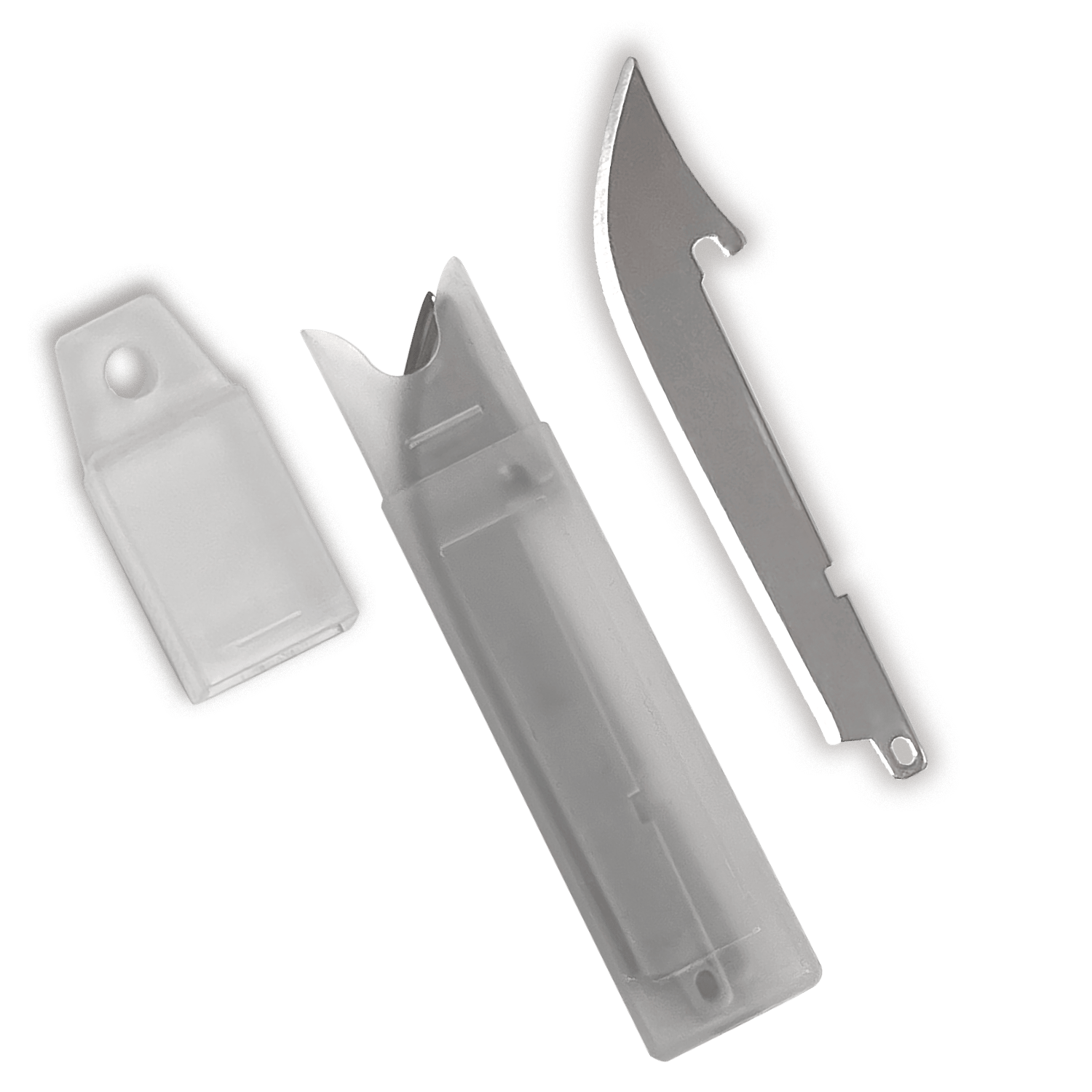 AccuSharp 742C Replaceable Blade Razor Replacement Blades 3.50" Stainless Steel Blade 6 Blades