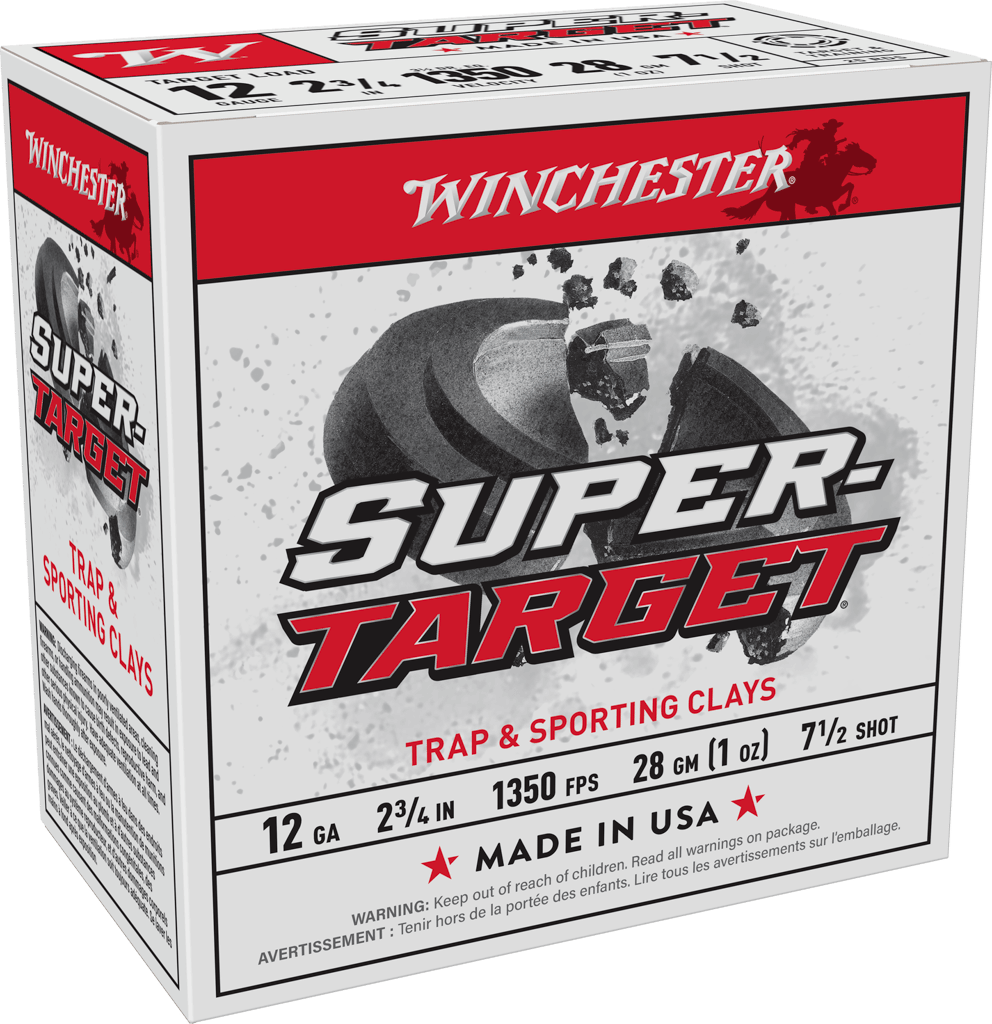 Winchester Ammo TRGT13507 Super-Target Light Target 12Gauge 2.75" 1oz 7.5Shot 25 Per Box/10 Case