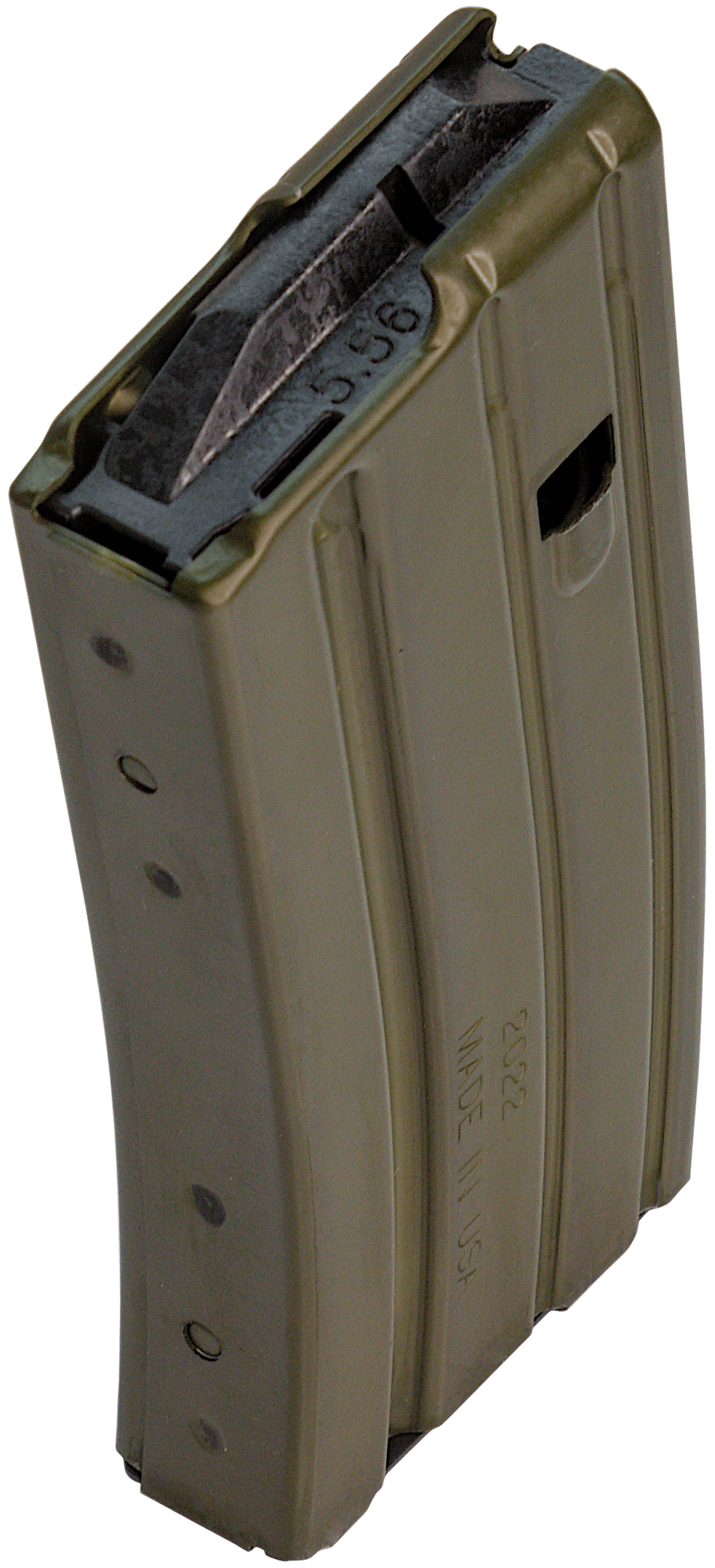 DuraMag 2023008175CPD AR-15 Duramag Speed 20rd 300 BO/223 Cal/5.56 OD Green Aluminum