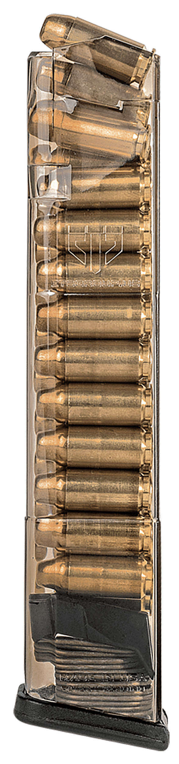 ETS Group GLK22170 Pistol Mags  24rd Extended 40 S&W Compatible w/Glock 22/23/24/27/35 Gen1-4  Clear Polymer