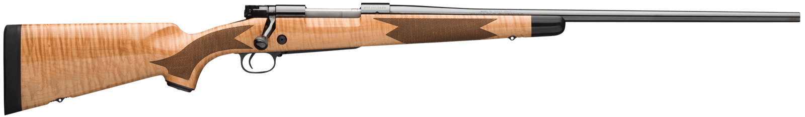 Winchester Repeating Arms 535218230 Model 70 Super Grade 7mm Rem Mag Caliber with 3+1 Capacity, 26" Barrel, High Polished Blued Metal Finish & Gloss AAA Maple Stock Right Hand (Full Size)