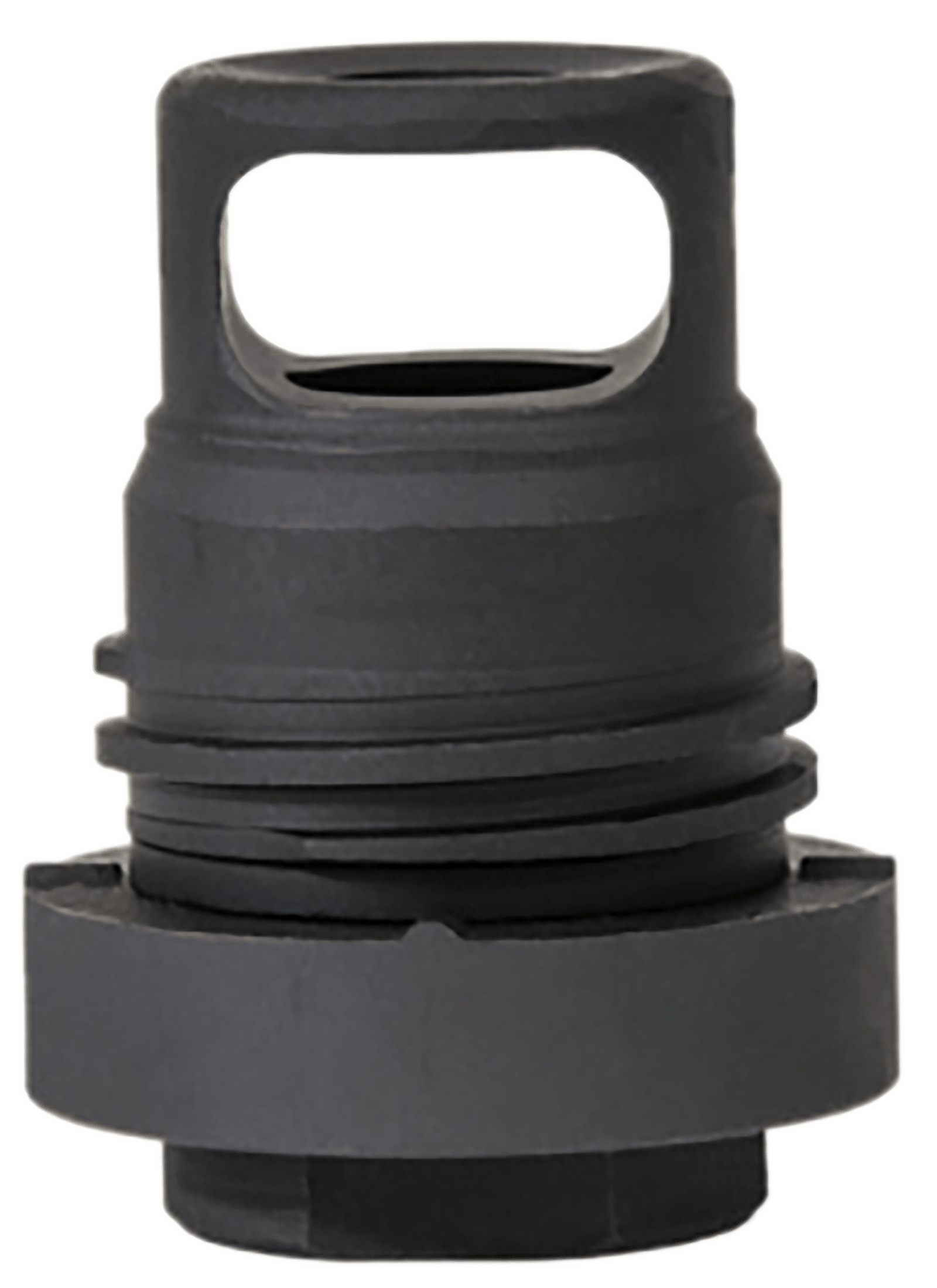 Yankee Hill 3102-1MB-28A Mini Phantom Q.D. Muzzle Brake Black Melonite Steel with 1/2"-28 tpi Threads & 1.60" OAL for 5.56x45mm NATO AR-Platform