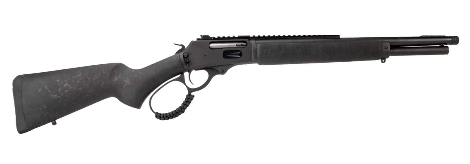 Rossi 950444161TB R95 Trapper 444 Marlin 5+1 16.50" Black Oxide Threaded Barrel, Black Oxide Picatinny Rail Alloy Steel Receiver, Fixed Black Polymer Stock