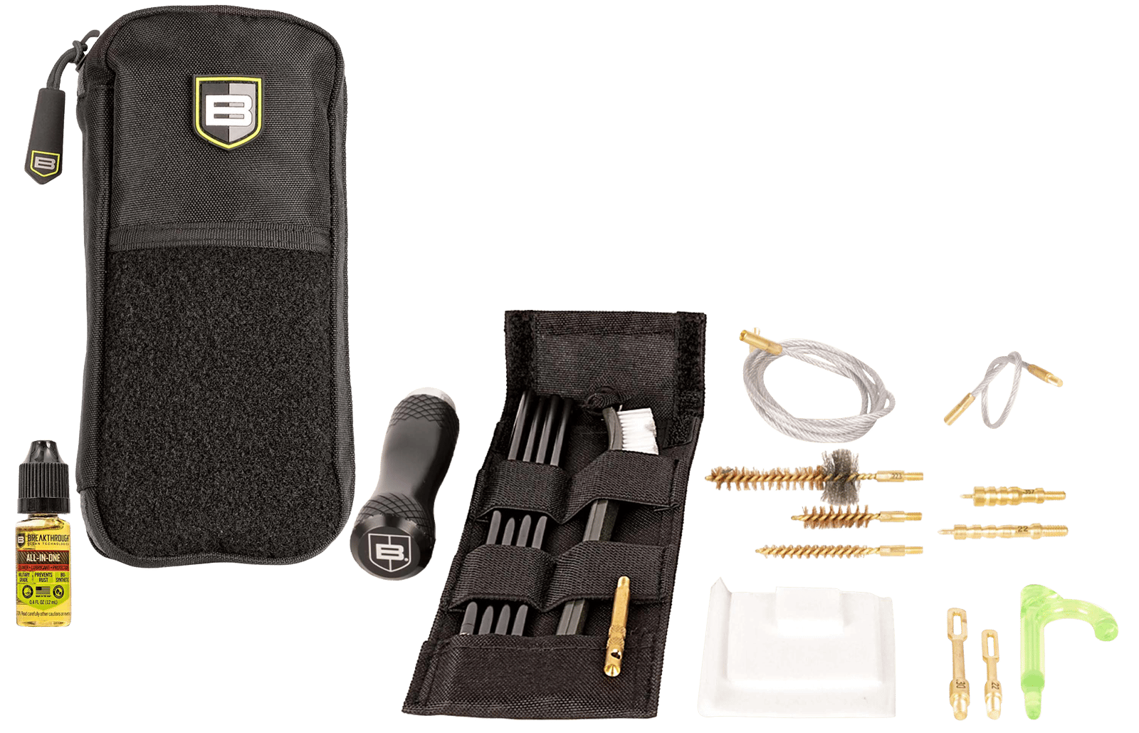 Breakthrough Clean BT-MPK-RH Badge Rod/Pull Thru Kit 5.56mm/9mm