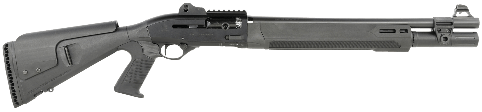 Beretta USA J131M2CTP187 1301 Tactical C Mod2 12 Gauge Sem-Auto 3" 7+1 18.50" Black Barrel, Receiver & Synthetic Stock, Pistol Grip