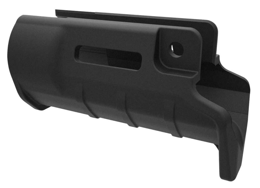Magpul MAG1048-BLK MOE SL Handguard made of Polymer with Black Finish for HK SP89, MP5K