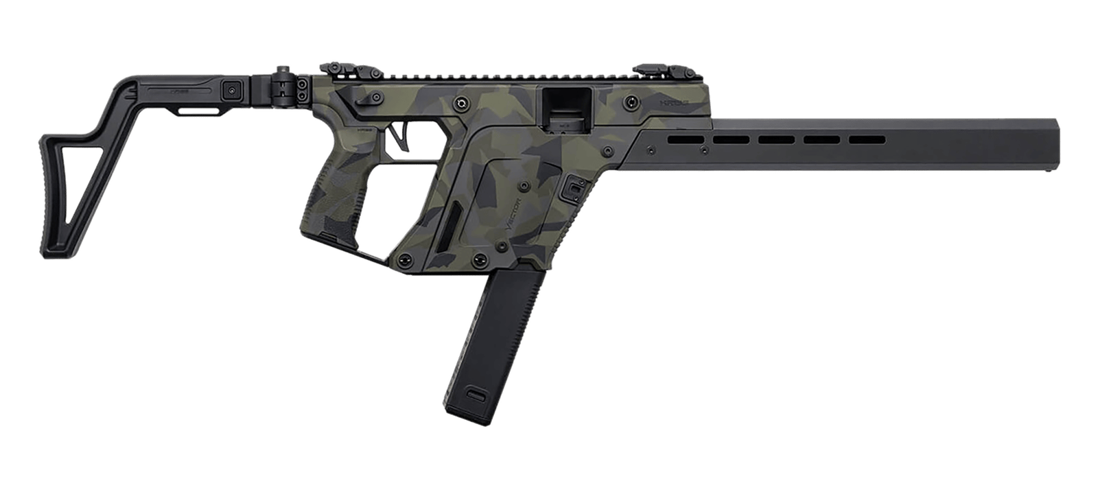 Kriss USA KV103CWD00 Vector SDP Gen3 10mm Auto 33+1 16" Black Nitride Threaded Barrel, Picatinny Rail Receiver, M-LOK Handguard, Adjustable Folding Stock,  Polymer Grip, Ambidextrous