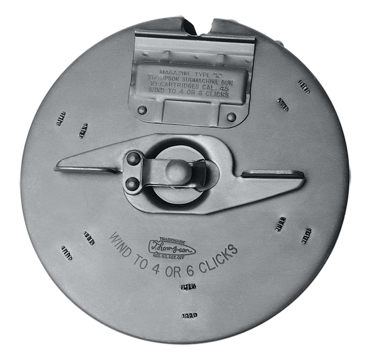 Thompson T12BKT A1  10rd Drum 45 ACP Fit 1927-A1 Thompson Blued Steel