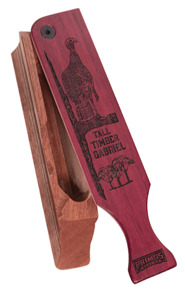 Primos 2915 Tall Timber Gabriel Box Call Attracts Turkeys Natural Wood