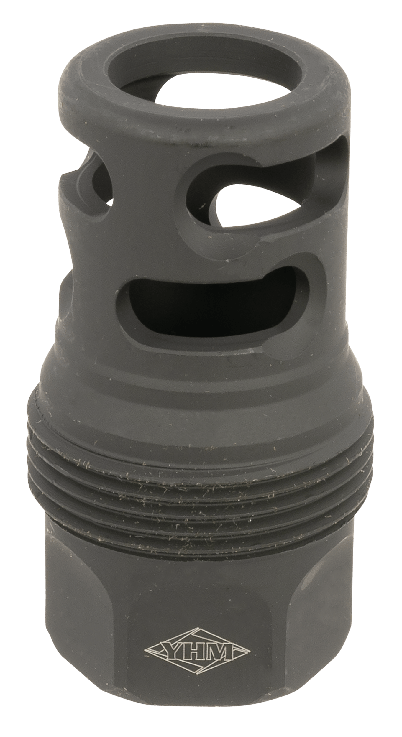 Yankee Hill 4445MB32 sRx Q.D. Muzzle Brake Short Black Phosphate Steel with 5/8"-32 tpi for sRx Adapters