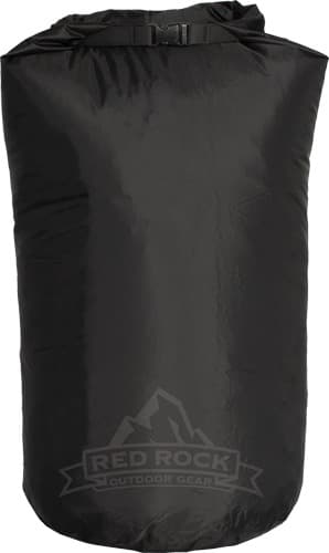 RED ROCK ROLL TOP DRY BAG 13 LITER WATERPROOF BLACK