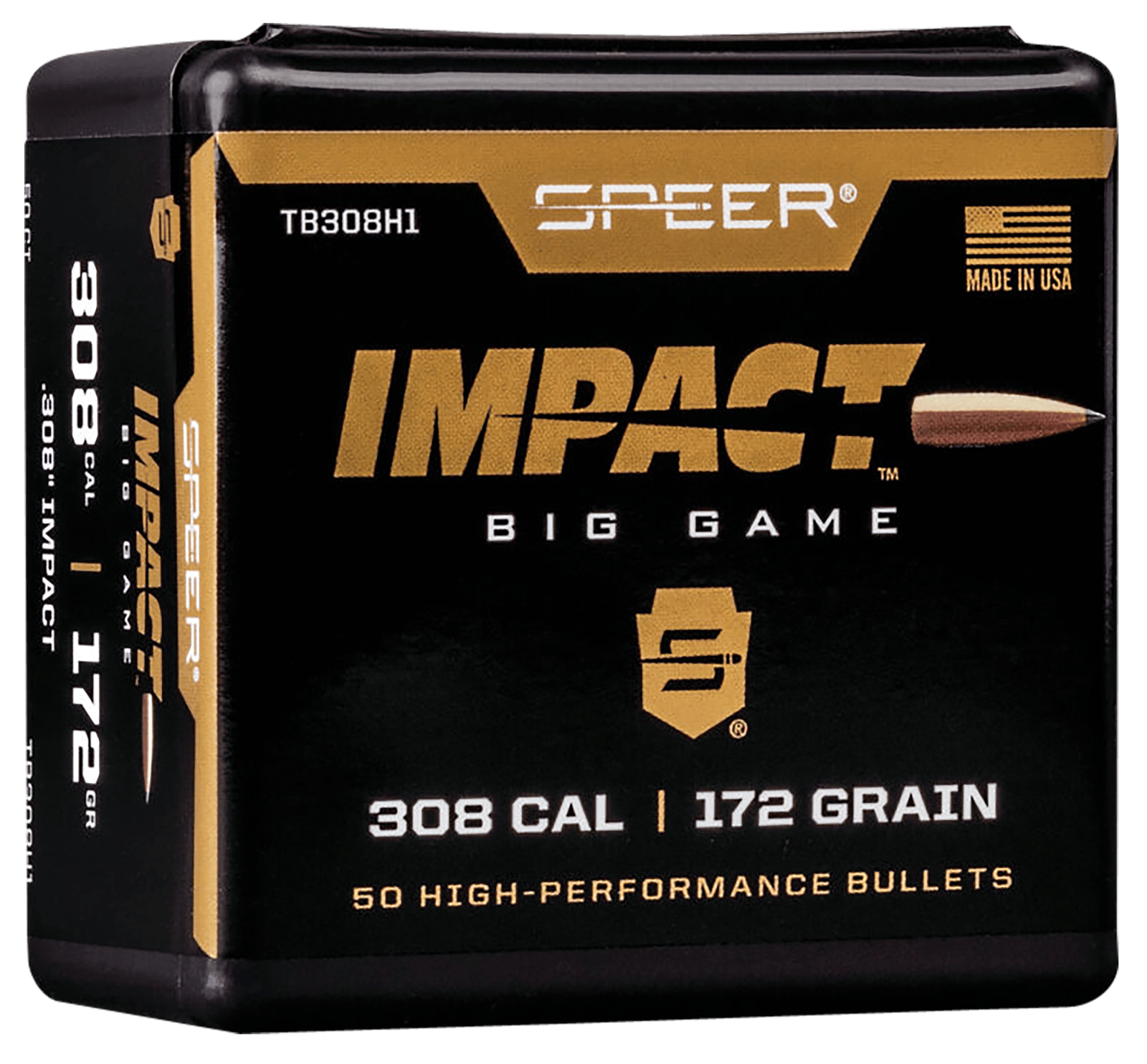 Speer TB308H1 Impact  30Cal 172gr Speer Impact 50 Per Box/5 Case