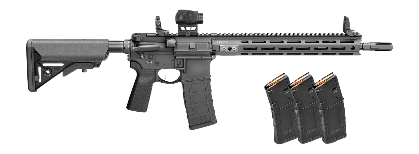 Springfield Armory STV914556BV2B5PAC SAINT Victor V2 Gear Pac 5.56 NATO 30+1 14" Black Melonite Barrel, Black Hardcoat Anodize Aluminum Receiver w/Picatinny Rail, M-LOK Handguard, B5 Enhanced Sopmod B