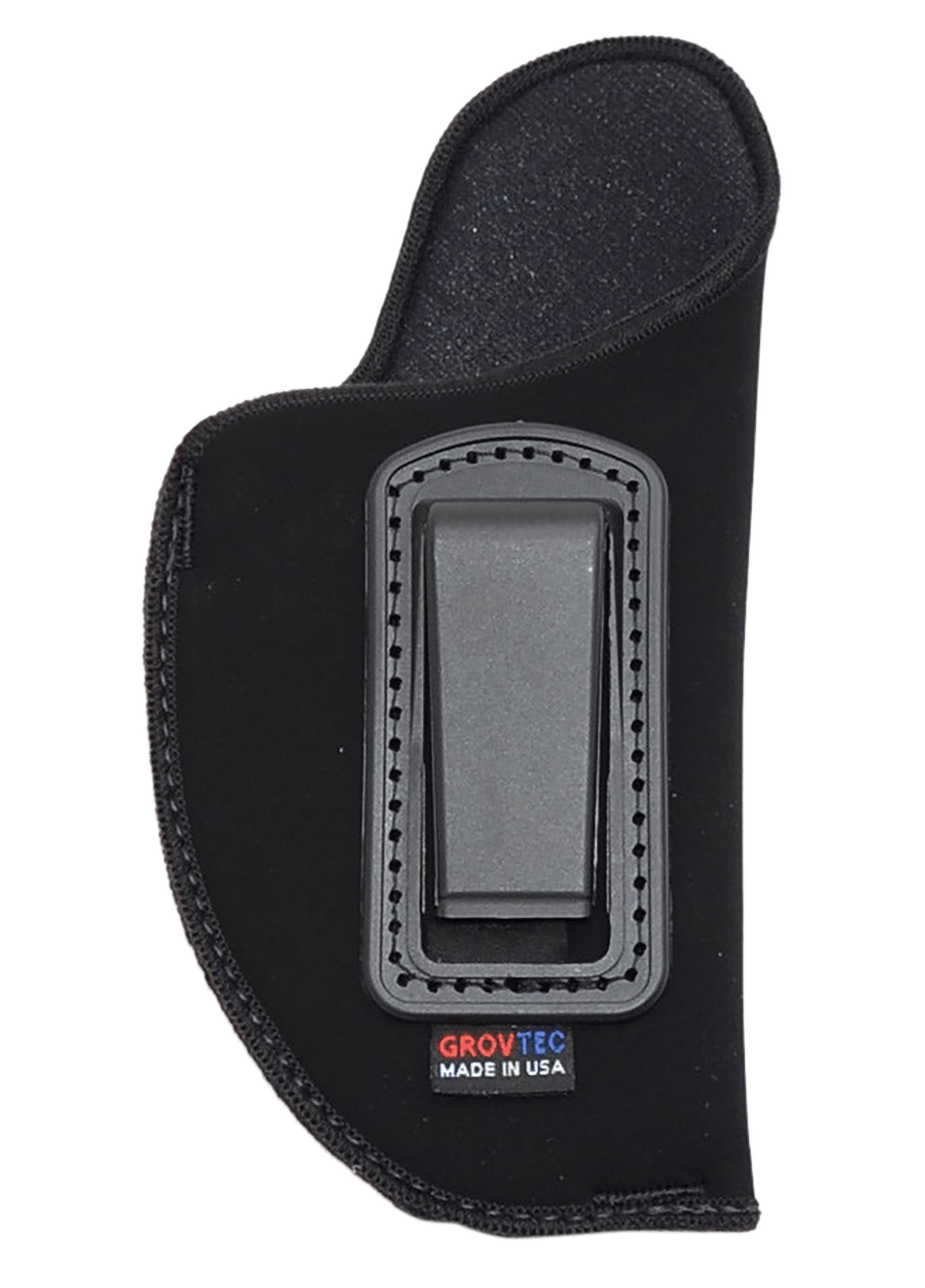 GrovTec US Inc GTHL14101R Inside The Pants  IWB Size 01 Black Suede Belt Clip Fits Med Semi-Auto 3-4" Barrel Right Hand