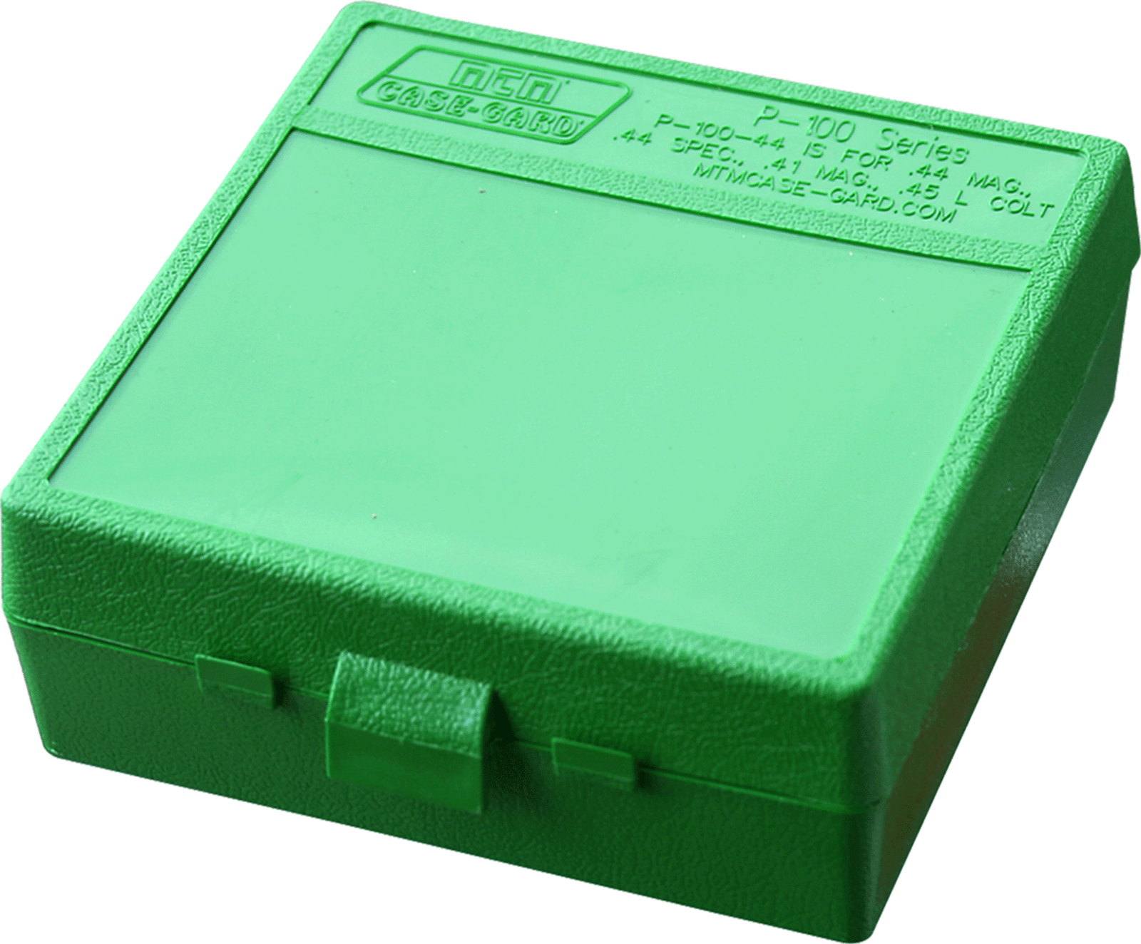 MTM Case-Gard P1004410 Ammo Box Flip-Top Multi Caliber Green Polypropylene 100rd