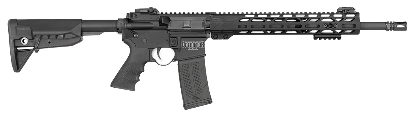 Rock River Arms OP1510 LAR-15M Operator DMR 5.56x45mm NATO 30+1 16", Black, BCM SOPMOD Stock, 13" M-Lok Handguard, Hogue Beavertail Grip, Magpul MBUS Pro Sights, OEM Match Trigger