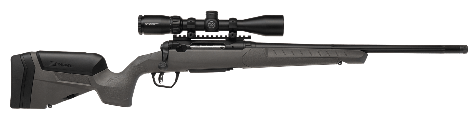 Savage Arms 32450 110 Trailblazer XP 22 ARC 4+1 20" Fluted Barrel, Flat Dark Gray Adj LOP Synthetic Stock, Right Hand