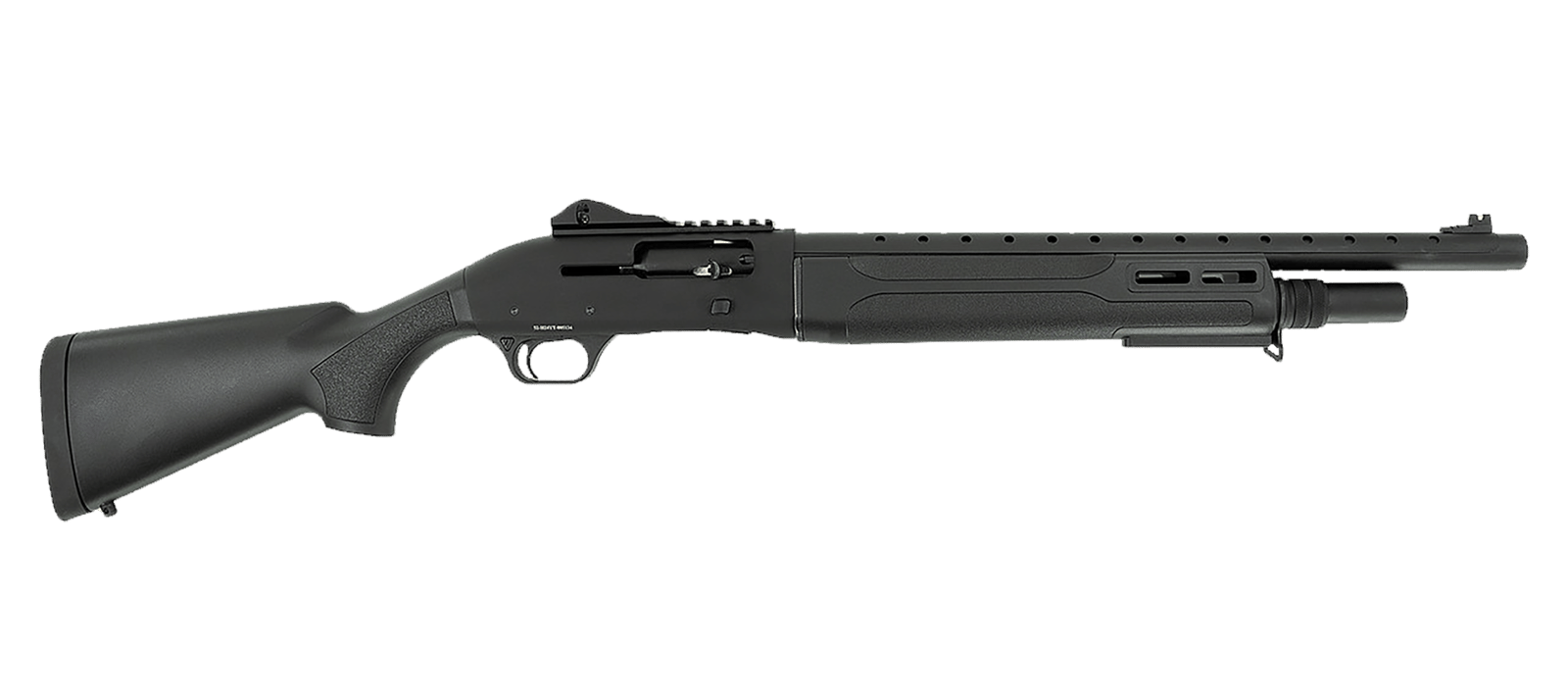 Tokarev USA 21000422 T300 A1 Kit 12 Gauge Semi-Auto 3" 5+1 18.50" Black Chromate Steel Barrel, Black Anodized Receiver w/Picatinny Rail, Fixed Black Polymer Stock