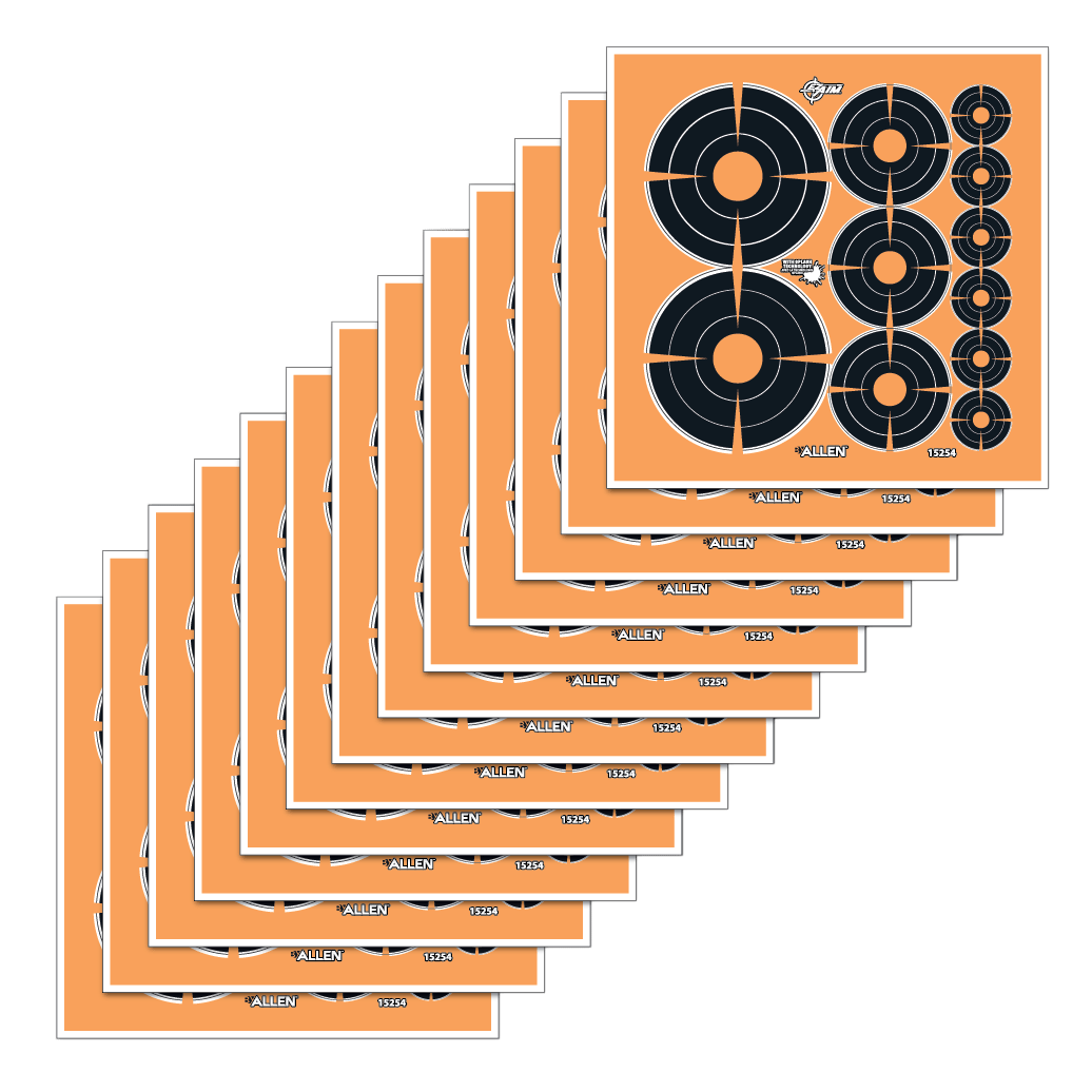 EZ-Aim 15254 Splash Reactive  Bullseye Variety Adhesive Pack 12 Pack