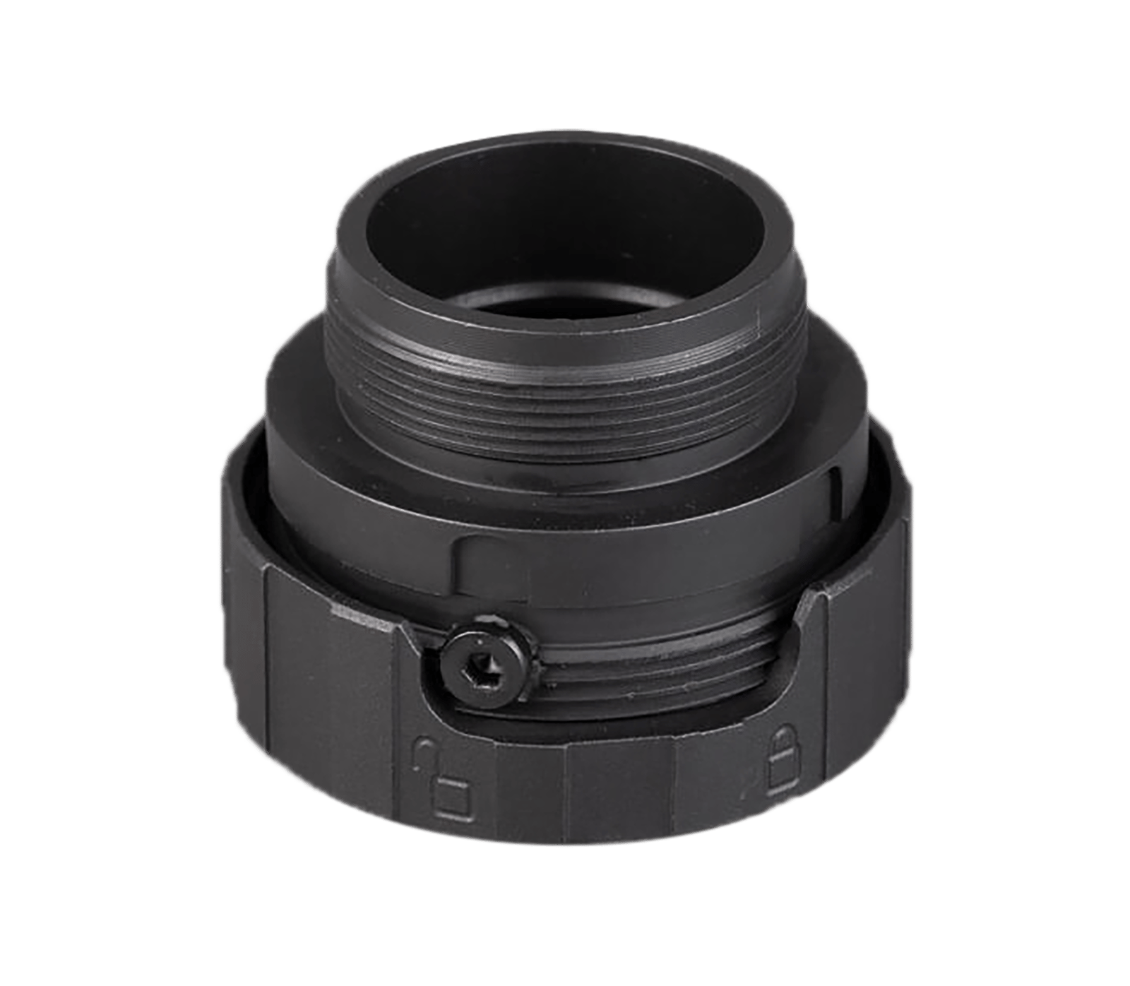 SilencerCo AC2632 ASR Alpha Mount Adapter For Omega 9K/Nano ASR/Harvester 300 Black Steel