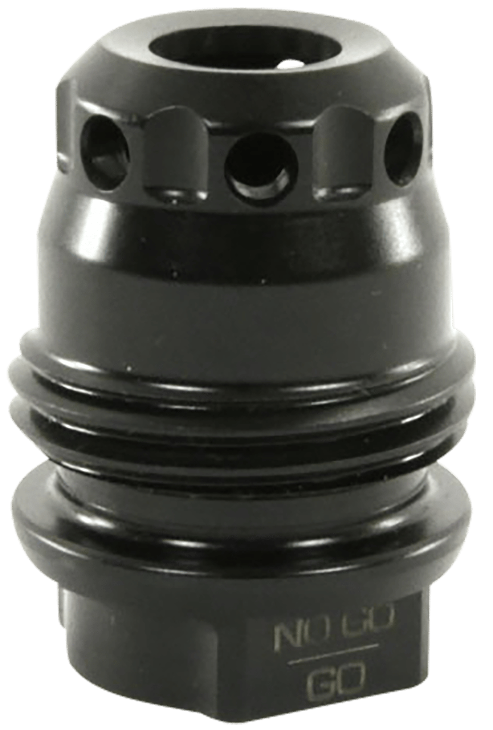 Rugged Suppressors MB014 M2 Brake  Black, 1/2"-28 tpi Threads, Dual Taper Locking System, Fits Radiant762, Surge762, Razor762 & Micro30 Suppressors