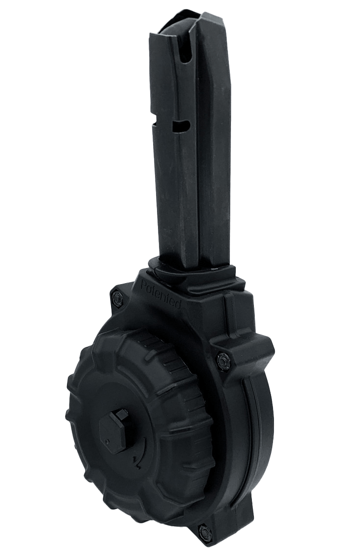 ProMag DRMA64   50rds Drum 40 S&W Black Polymer