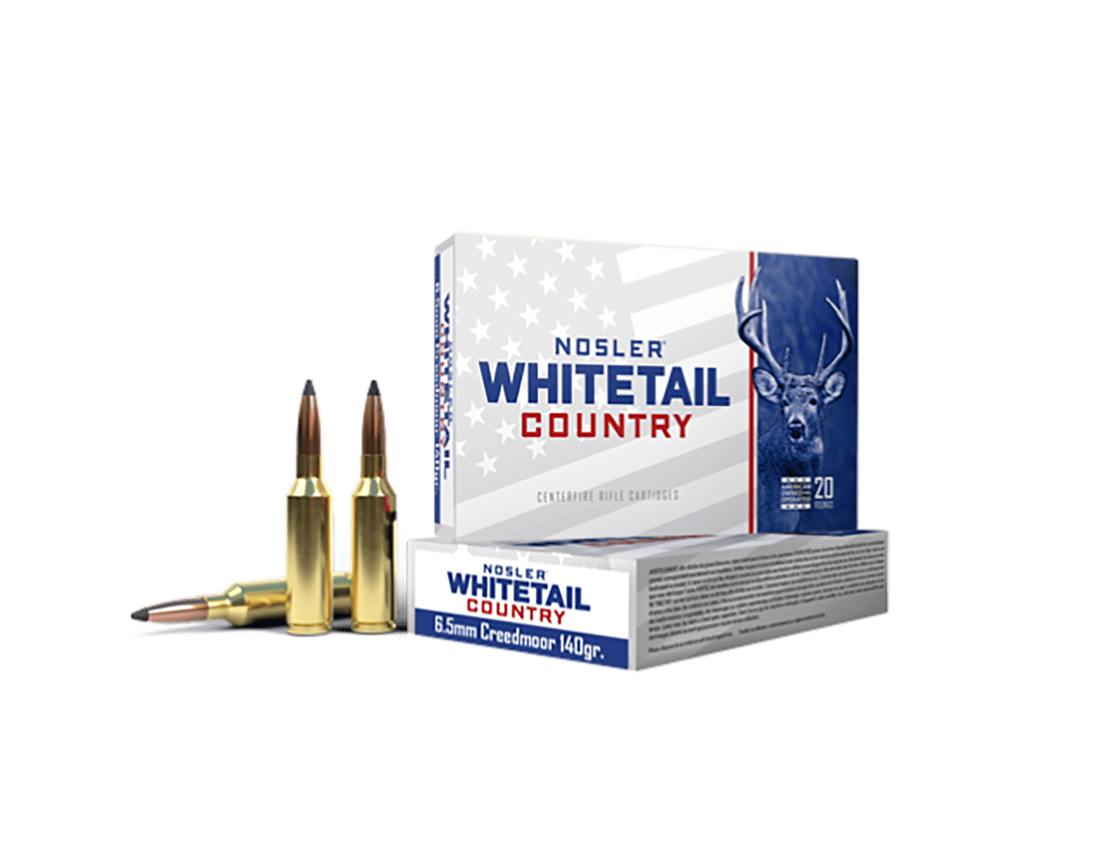 Nosler 40105   6.5Creedmoor 140gr Spitzer Boat Tail 20 Per Box/10 Case
