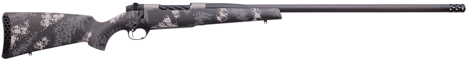 Weatherby MCT20N65RWR6B Mark V Backcountry 2.0 Ti 6.5 Wthby RPM 4+1 24" Carbon Fiber Wrapped Barrel, Graphite Black Cerakote Metal Finish, Black with Gray/White Sponge Accents Peak 44 Blacktooth Stock