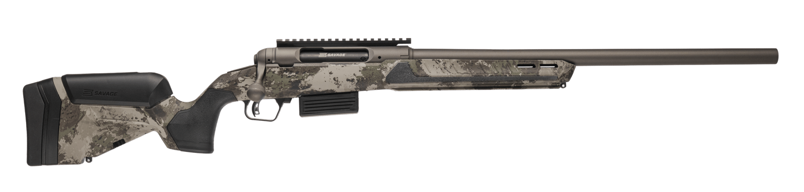 Savage Arms 32805 220 Harvester Full Size 20 Gauge Bolt 2rd 22" Slug Barrel, AccuStock w/AccuFit V2 Savage Woodland Camo Synthetic Stock, Right Hand