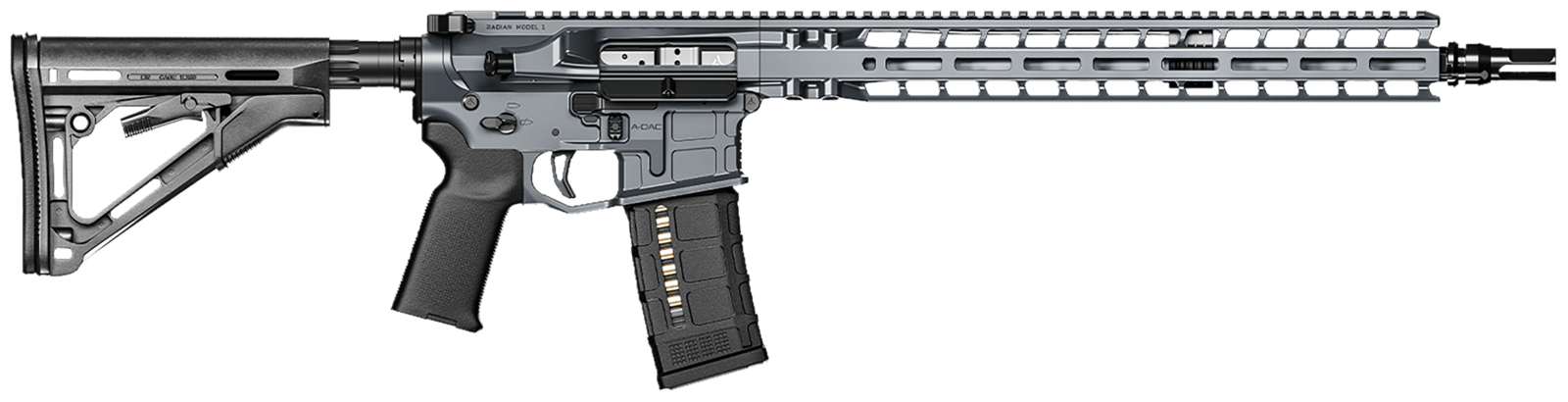 RADIAN WEAPONS R0042 Model 1  223 Wylde 16" Rifle 30+1 Radian Gray Cerakote Black Magpul Collapsible Magpul
