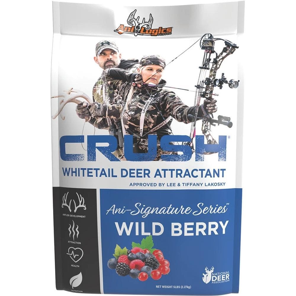 AniLogics CRUSH Granular Deer Attractant Wild Berry 5lb Bag