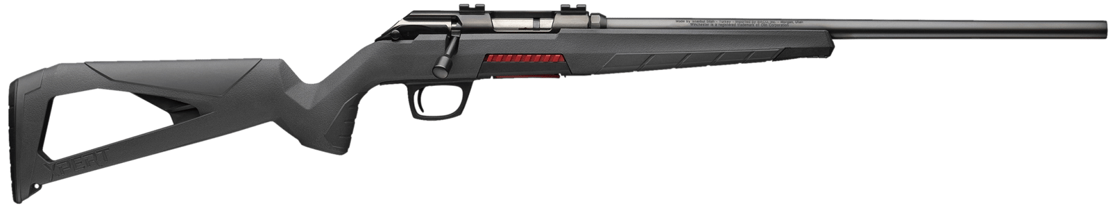 Winchester Repeating Arms 525200204 Xpert  Full Size 22 WMR 8+1 18" Matte Black Threaded Sporter Barrel, Drilled & Tapped Steel Receiver, Gray Synthetic Adj Cheek Piece & LOP Stock
