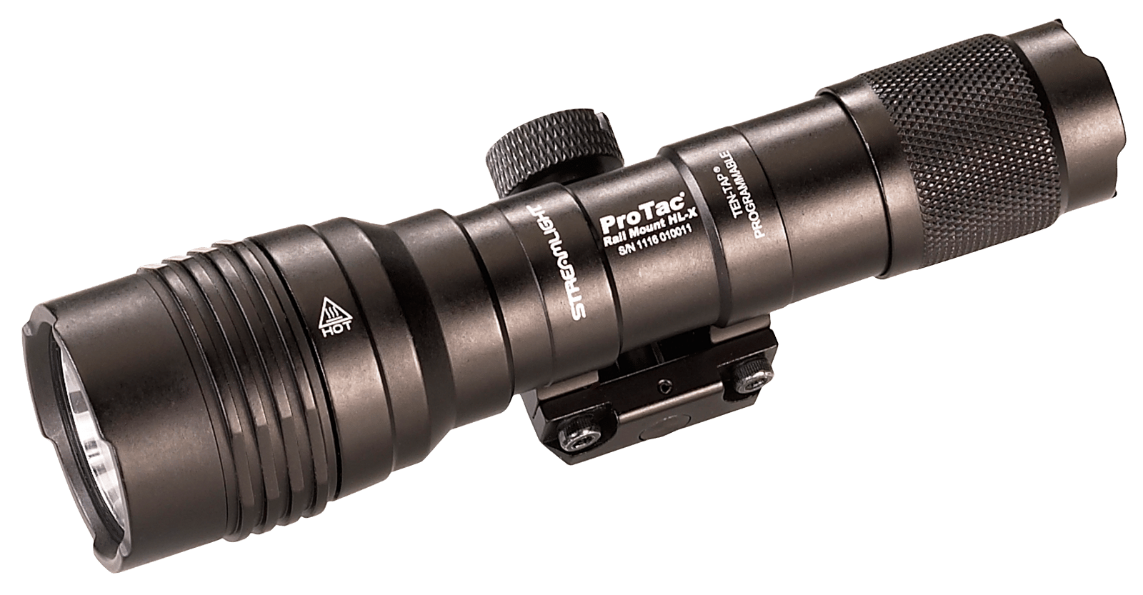 Streamlight 88066 ProTac HL-X Rail Mount Black Anodized Aluminum, 60/1000 Lumens, White LED, 447 Meters Beam, Picatinny Rail Mount