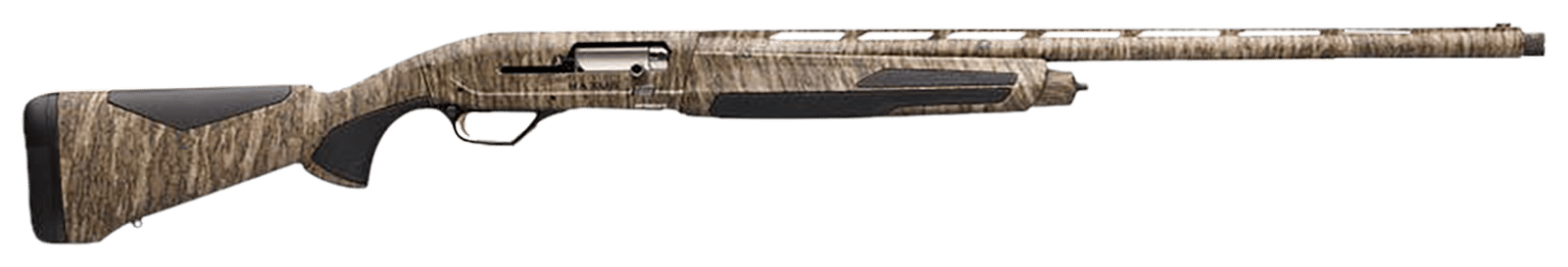 Browning 011702204 Maxus II  12 Gauge 3.5" 4+1 (2.75") 28" Barrel, Overall Mossy Oak Bottomland Finish, Fixed w/Overmolded Grip Panels Stock