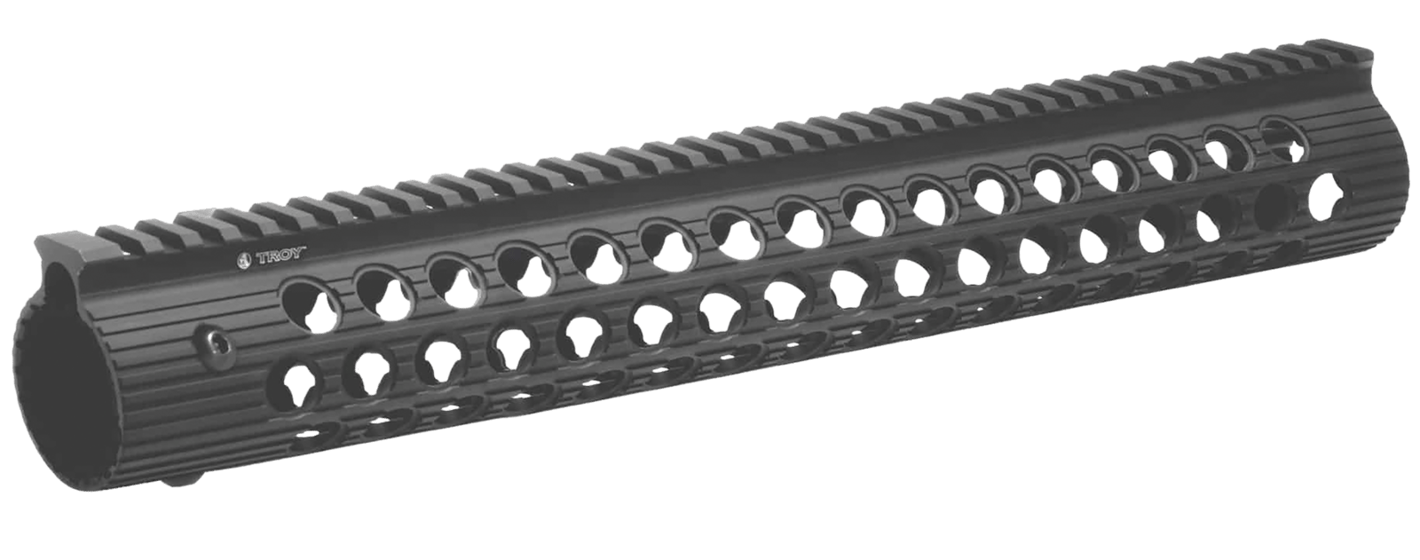Troy Ind STRXAL115BT01 Alpha Rail  Black Anodized Aluminum AR-15/M16 15" Long