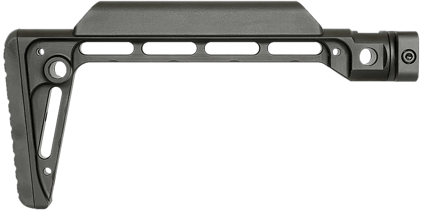 Midwest Industries MIMINF Minimalistic Fixed Stock Black 6061 Aluminum Fixed