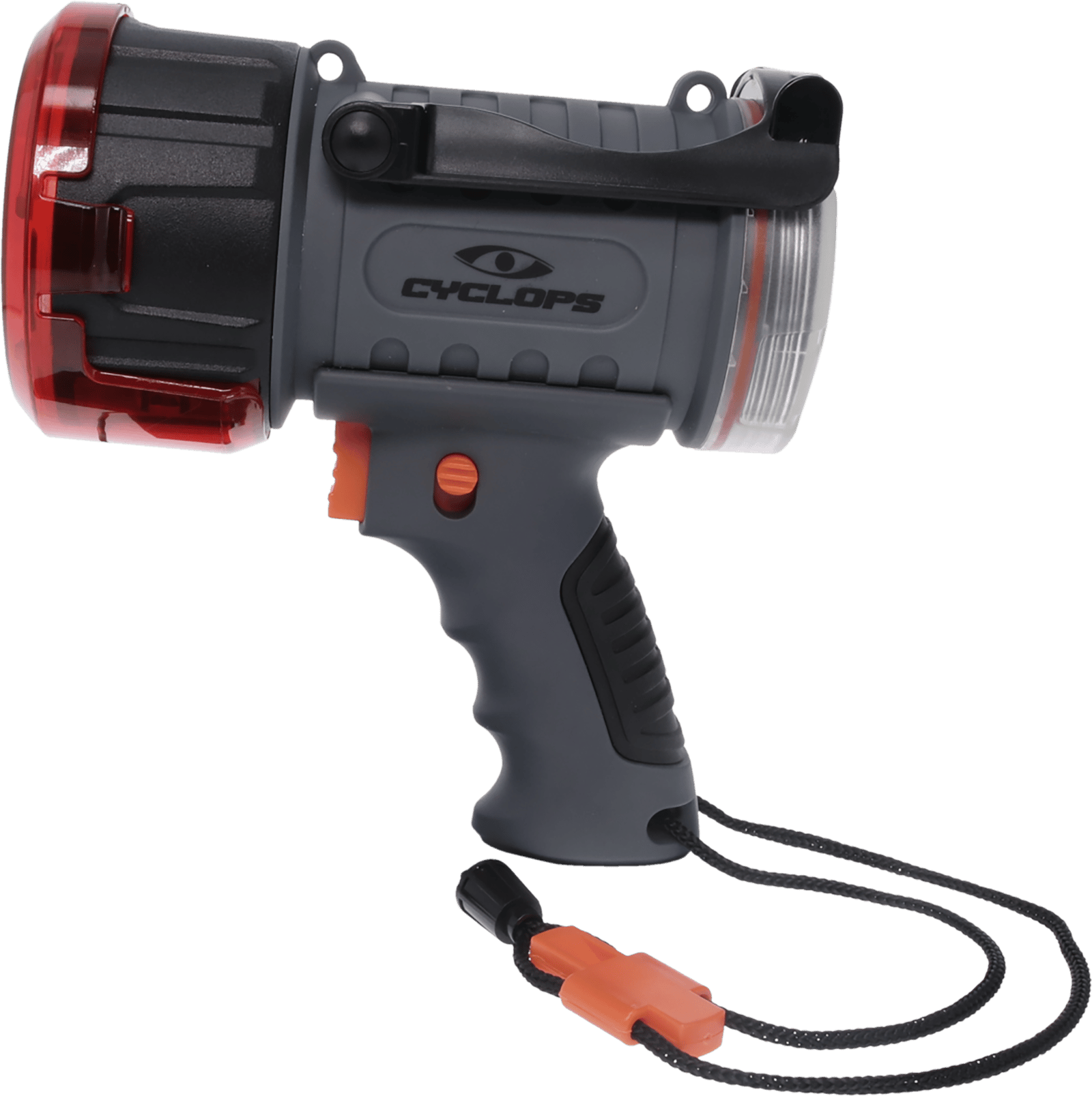Cyclops CYC2000WP Spotlight w/Flood Light 500/200 Lumens Red/White CREE XP-G3 LED Black/Gray Polymer/Aluminum