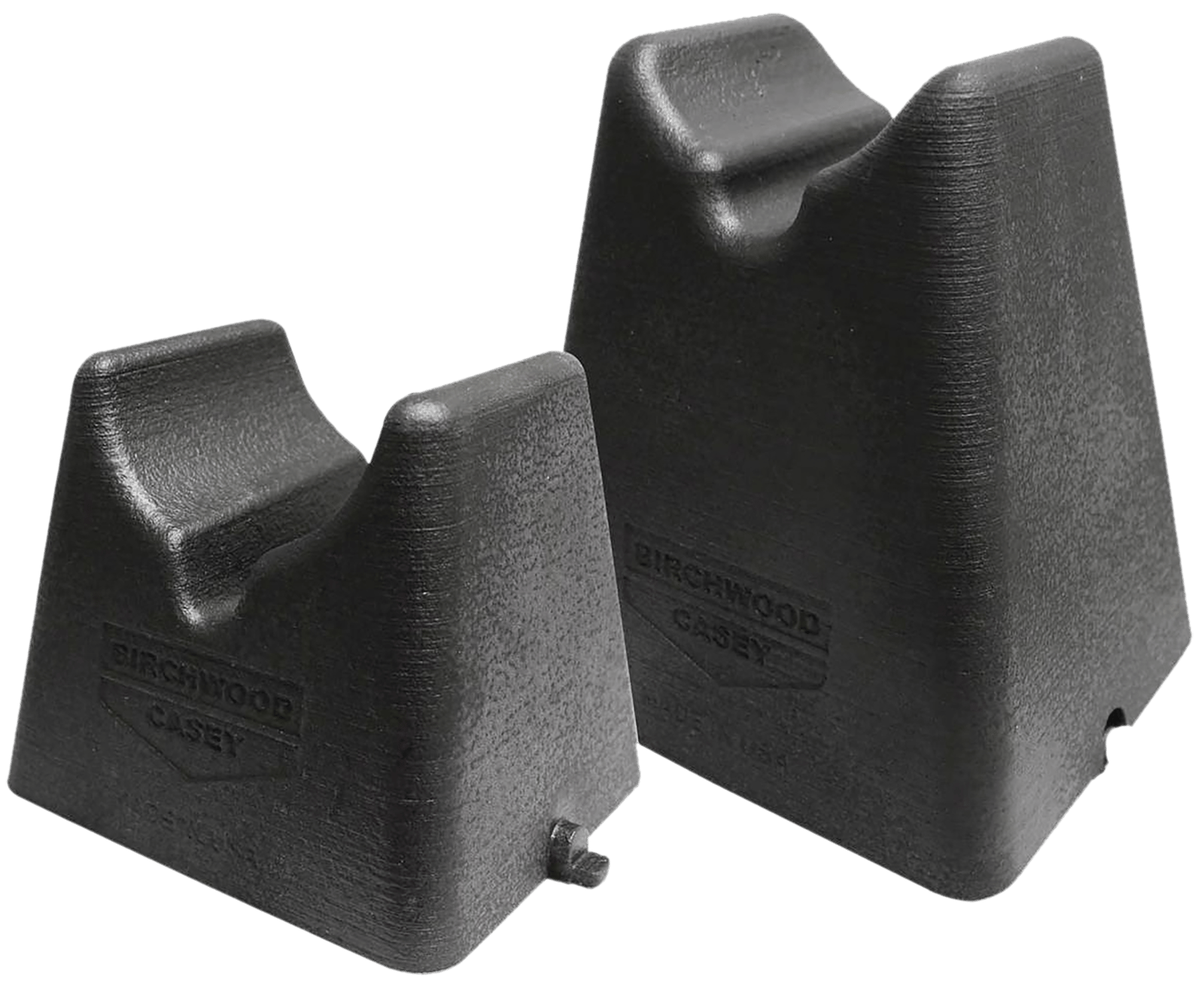 Birchwood Casey 48202 Nest Rest 2-Piece Shooting Rest Stackable Soft Rubber Small & Large Rests