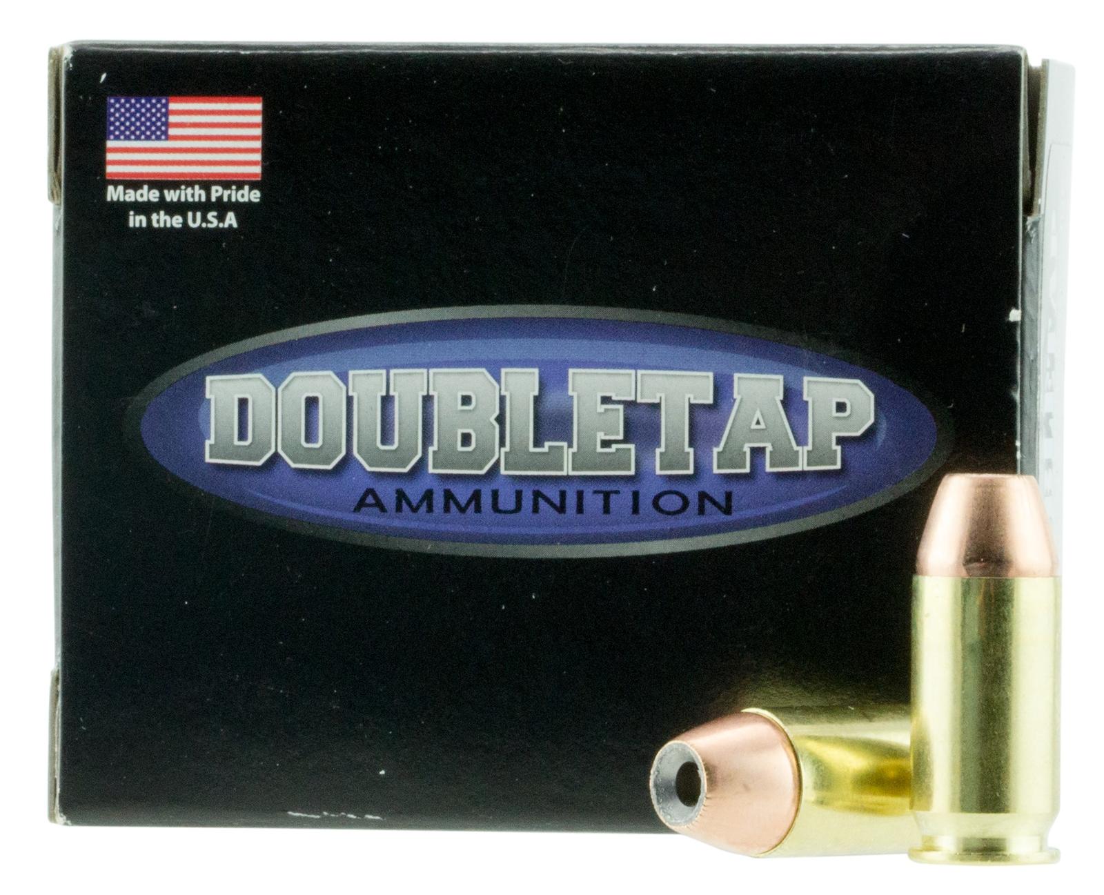 DoubleTap Ammunition 45A185CE Home Defense  45ACP 185gr Jacketed Hollow Point 20 Per Box/50 Case